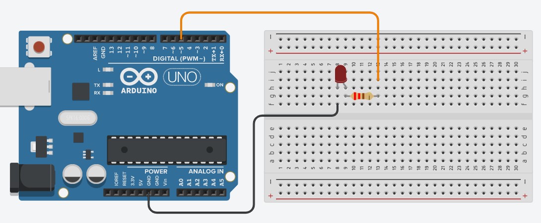 PWM Sinyali ile LED Parlaklığı Ayarlama önizlemesi