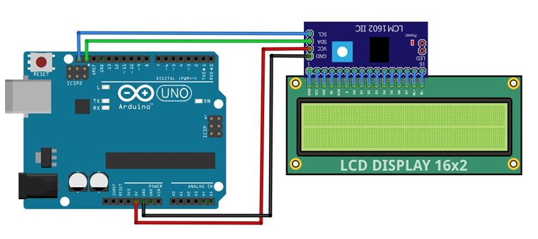 I2C LCD Türkçe Karakter Uygulaması önizlemesi