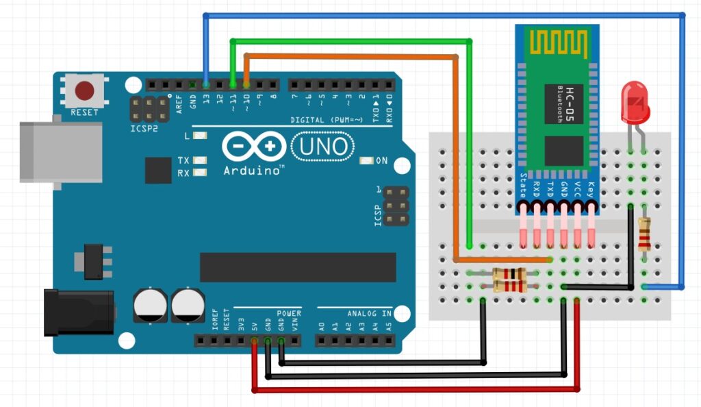 Bluetooth Modülü (HC-05) ile LED Yakma önizlemesi