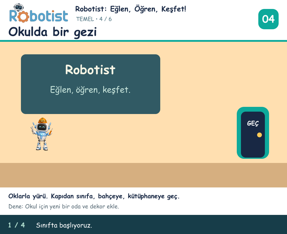 Okulda bir gezi önizlemesi
