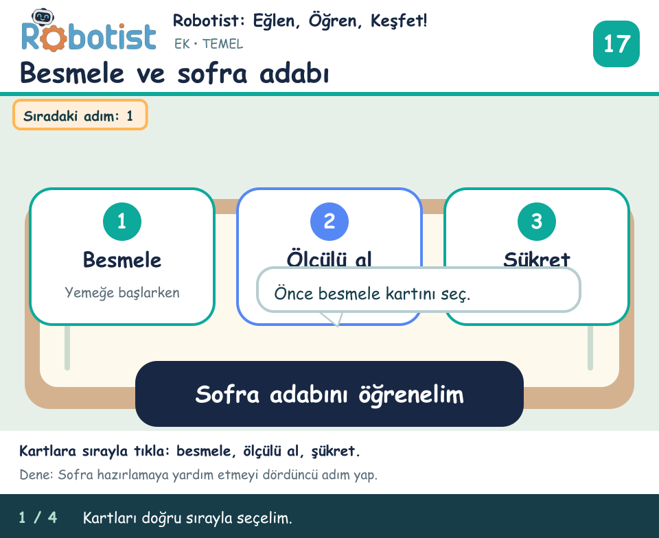 Besmele ve sofra adabı önizlemesi